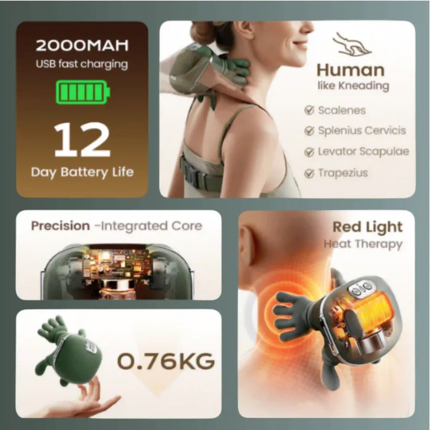 WellEssence Bionic Deep Neck and Shoulder Massager